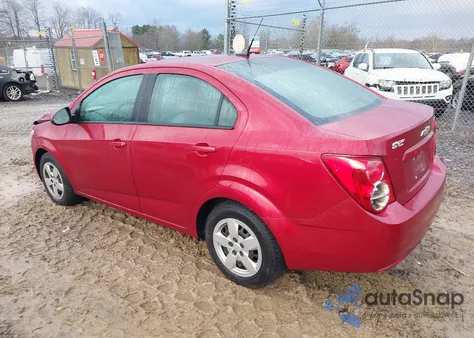 2013 Chevrolet Sonic Ls Auto из США, поврежденный, VIN 1G1JA5SH9D4255089